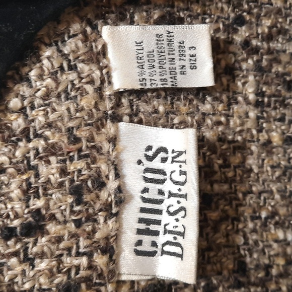 Chico's Design, Size:3/XL, Multi Tweed - Picture 5 of 6